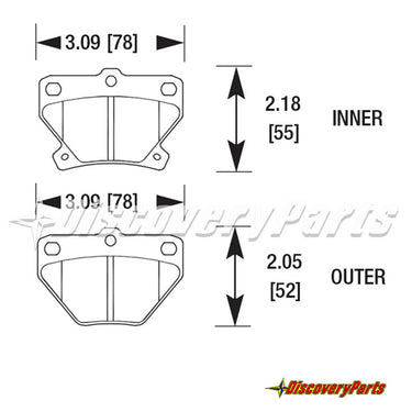 Carbotech CT823 Toyota Brake Pads
